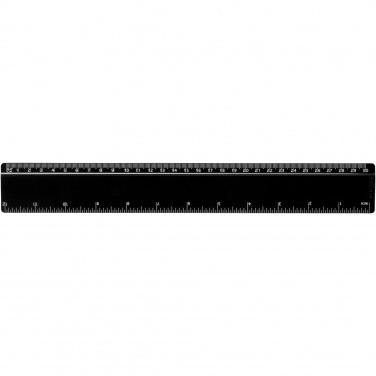 Logo trade promotional product photo of: Terran 30 cm ruler from 100% recycled plastic