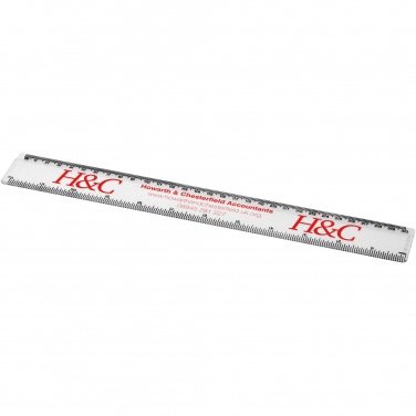 Logo trade promotional products picture of: Renzo 30 cm plastic ruler