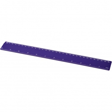 Logo trade promotional merchandise photo of: Renzo 30 cm plastic ruler