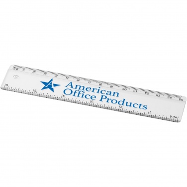 Logotrade promotional item picture of: Renzo 15 cm plastic ruler