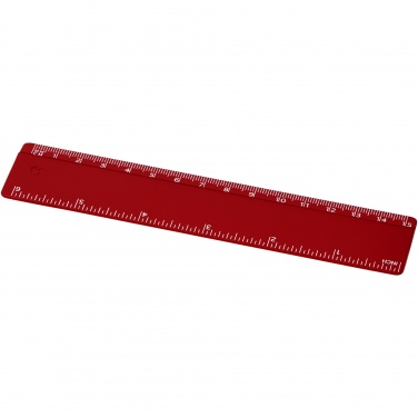 Logo trade promotional item photo of: Renzo 15 cm plastic ruler