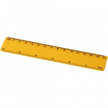 Logotrade advertising product picture of: Renzo 15 cm plastic ruler