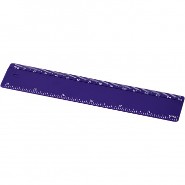 Logo trade promotional products image of: Renzo 15 cm plastic ruler