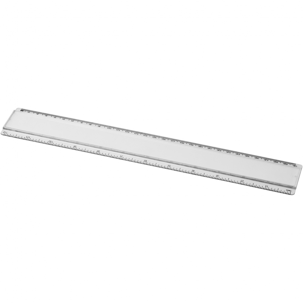 Logo trade promotional items picture of: Ellison 30 cm plastic insert ruler