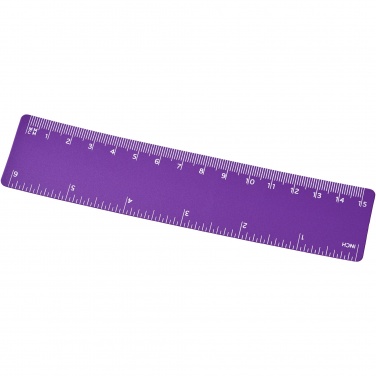 Logo trade promotional merchandise picture of: Rothko 15 cm plastic ruler