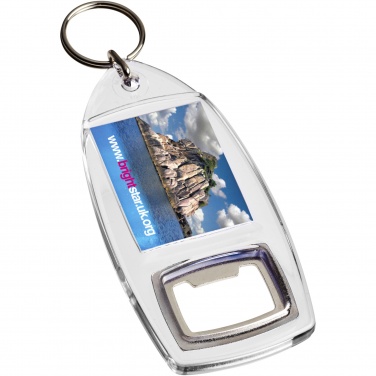 Logo trade promotional giveaway photo of: Jibe R1 bottle opener keychain