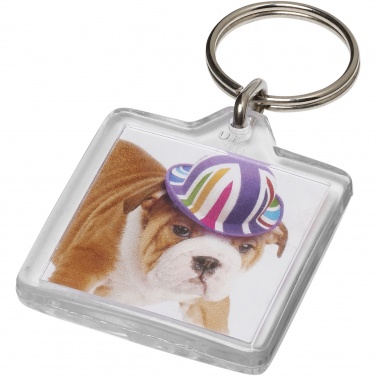 Logotrade promotional merchandise picture of: Vial U1 square keychain