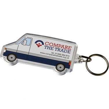 Logo trade corporate gifts picture of: Combo van-shaped keychain