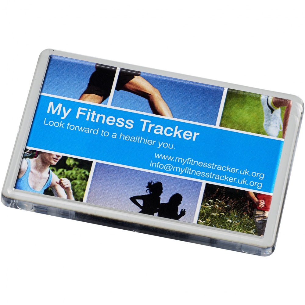 Logo trade business gift photo of: Lure plastic fridge magnet