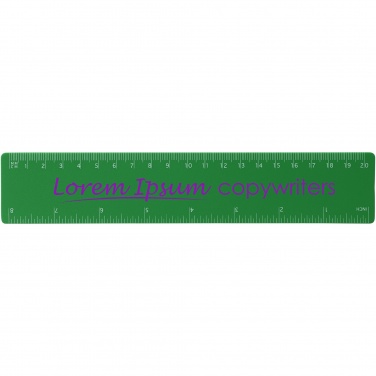 Logo trade corporate gift photo of: Rothko 20 cm plastic ruler