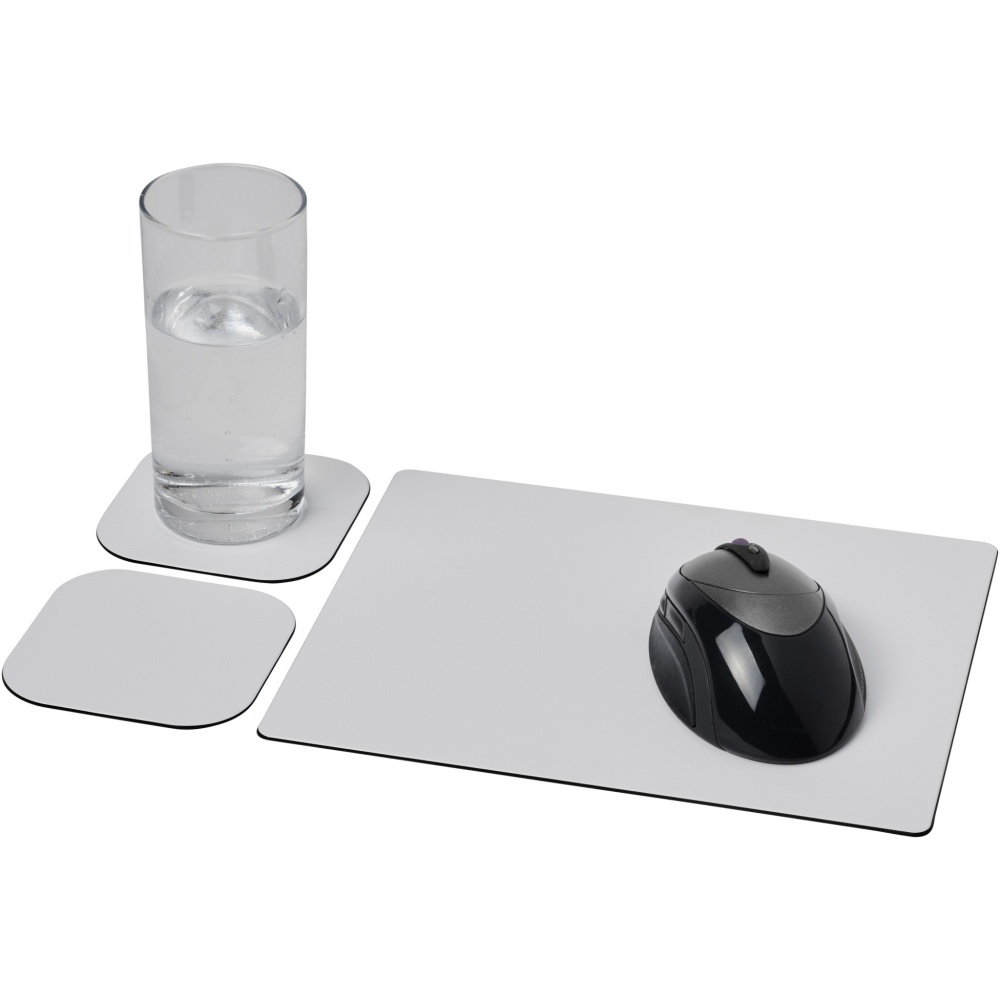 Logotrade corporate gift image of: Brite-Mat® mouse mat and coaster set combo 3