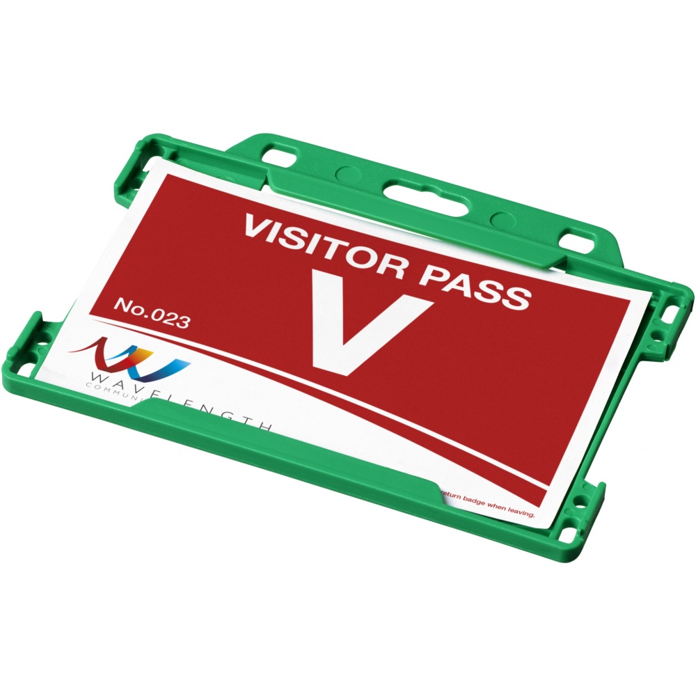 Logo trade promotional gift photo of: Vega plastic card holder