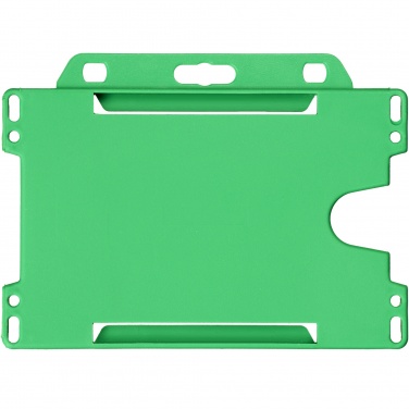 Logo trade promotional merchandise image of: Vega plastic card holder