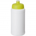 Baseline® Plus 500 ml bottle with sports lid, White / Lime