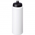 Baseline® Plus 750 ml bottle with sports lid, White / Solid black