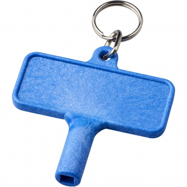 Logo trade promotional merchandise image of: Largo plastic radiator key with keychain