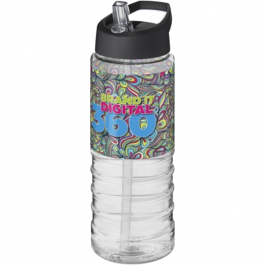 Logo trade promotional merchandise picture of: H2O Active® Treble 750 ml spout lid sport bottle