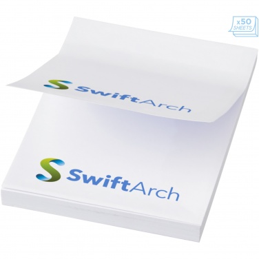 Logo trade promotional merchandise image of: Sticky-Mate® A8 sticky notes 50x75mm