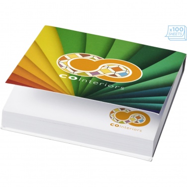 Logotrade promotional items photo of: Sticky-Mate® soft cover squared sticky notes 75x75mm