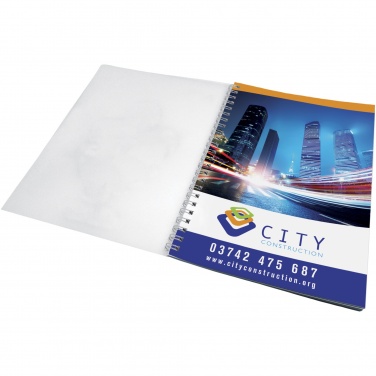 Logotrade promotional giveaways photo of: Desk-Mate® wire-o A5 notebook PP cover