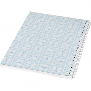 Logo trade promotional gifts picture of: Desk-Mate® spiral A4 notebook