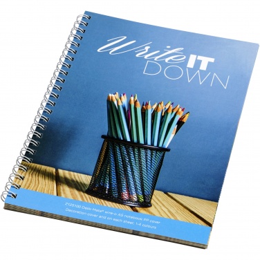 Logotrade corporate gifts photo of: Desk-Mate® A5 spiral notebook