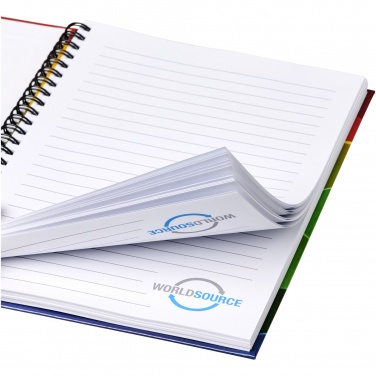 Logo trade promotional item photo of: Wire-o A5 notebook hard cover