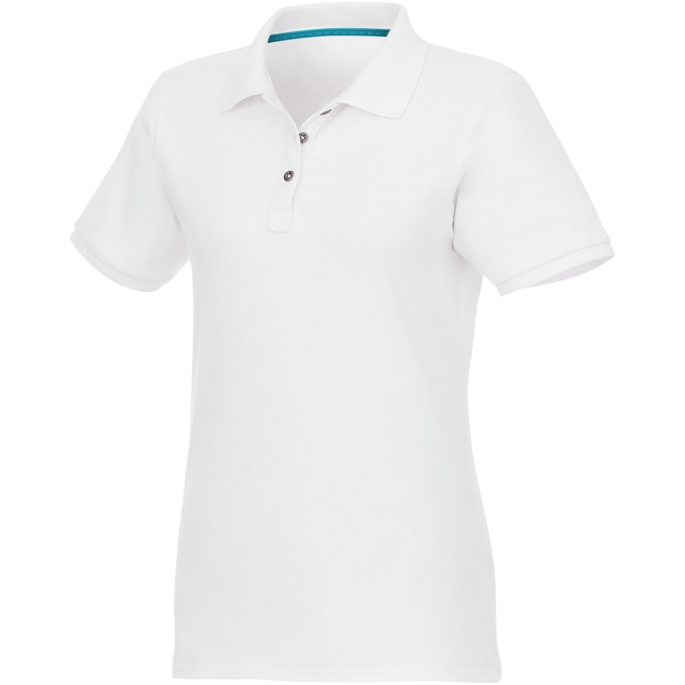 Logotrade corporate gift picture of: Beryl short sleeve women's organic recycled polo