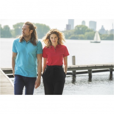 Logotrade promotional merchandise image of: Beryl short sleeve women's organic recycled polo