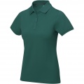 Calgary short sleeve women's polo, Forest green