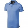 Markham short sleeve men's stretch polo, Light blue