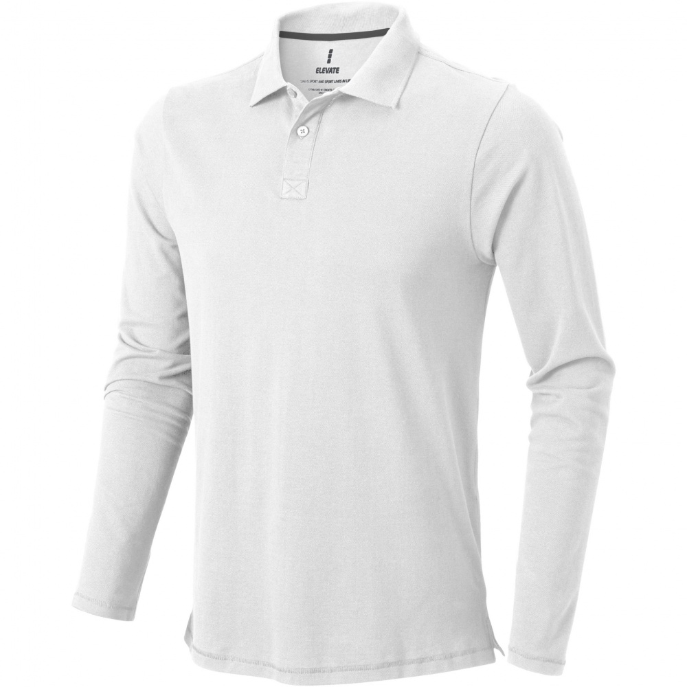 Logo trade promotional merchandise picture of: Oakville long sleeve men's polo