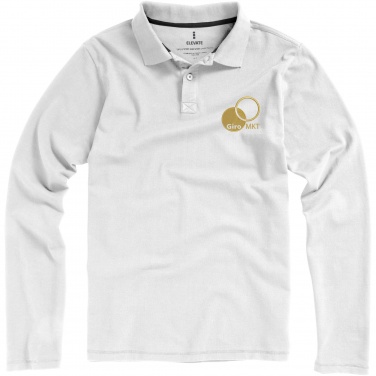 Logotrade promotional item picture of: Oakville long sleeve men's polo