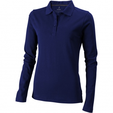 Logo trade advertising product photo of: Oakville long sleeve women's polo