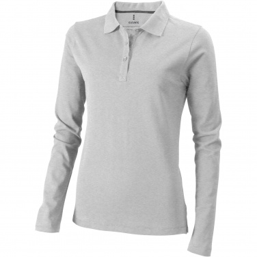 Logotrade business gift image of: Oakville long sleeve women's polo