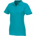 Helios short sleeve women's polo, Aqua