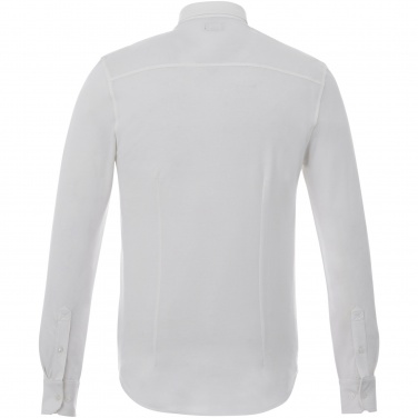 Logo trade promotional merchandise photo of: Bigelow long sleeve men's pique shirt