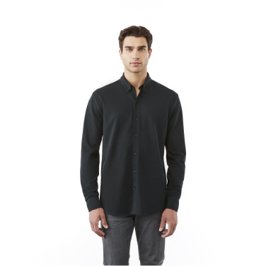 Logo trade corporate gift photo of: Bigelow long sleeve men's pique shirt