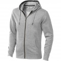 Arora men's full zip hoodie, Grey melange