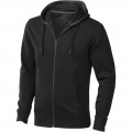 Arora men's full zip hoodie, Solid black