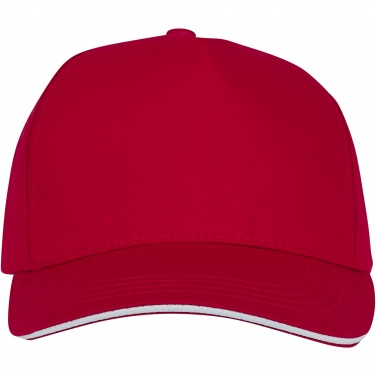 Logo trade advertising products picture of: Ceto 5 panel sandwich cap