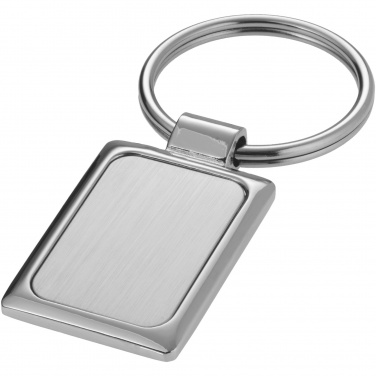 Logotrade promotional product picture of: Sergio rectangular metal keychain