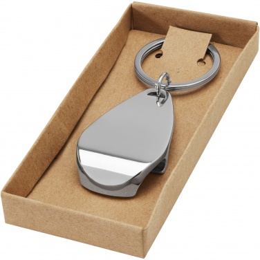 Logo trade promotional merchandise picture of: Don bottle opener keychain