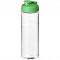 H2O Active® Vibe 850 ml flip lid sport bottle, Transparent / Green