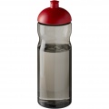 H2O Active® Eco Base 650 ml dome lid sport bottle, Charcoal / Red