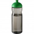 H2O Active® Eco Base 650 ml dome lid sport bottle, Charcoal / Bright green