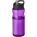 H2O Active® Eco Base 650 ml spout lid sport bottle, Purple / Solid black