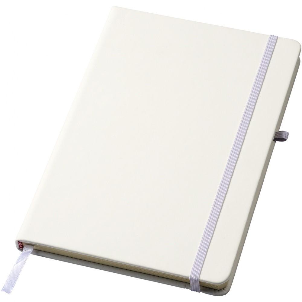 Logo trade promotional items image of: Polar A5 notebook with lined pages