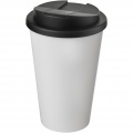 Americano® 350 ml tumbler with spill-proof lid, White / Solid black