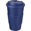 Americano® 350 ml tumbler with grip & spill-proof lid, Blue